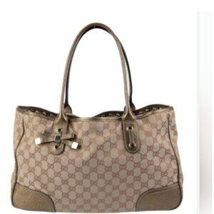 Gucci Beige and Brown Tote Bag 💯Authentic and in new condition!Inside is mint.